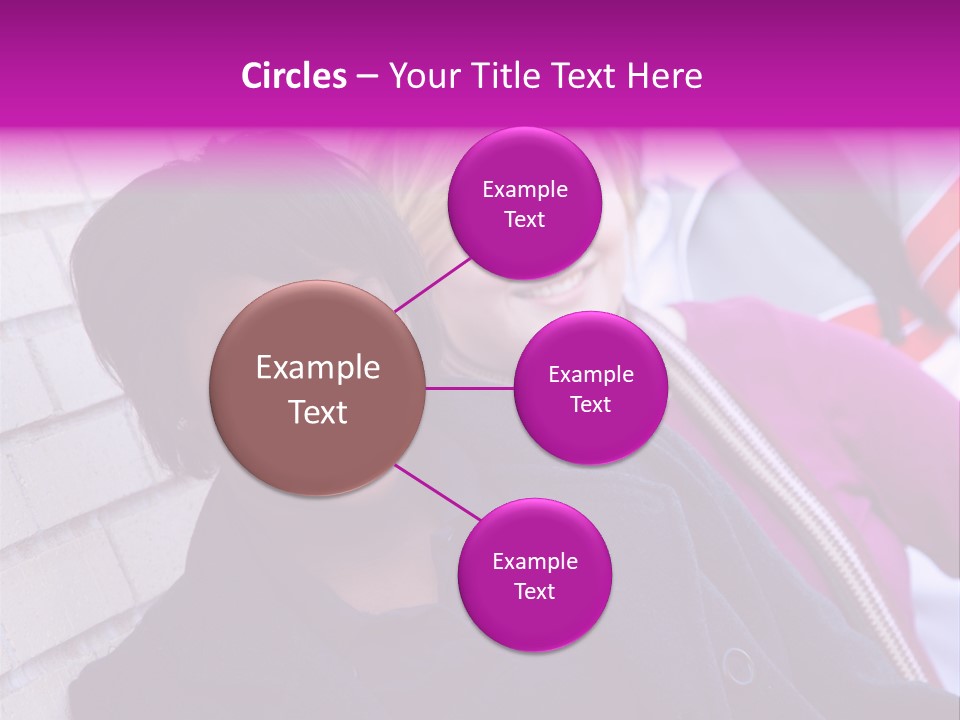 Education People Wall PowerPoint Template