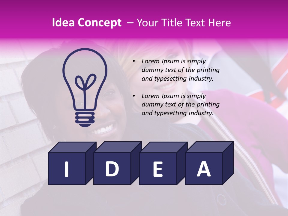 Education People Wall PowerPoint Template