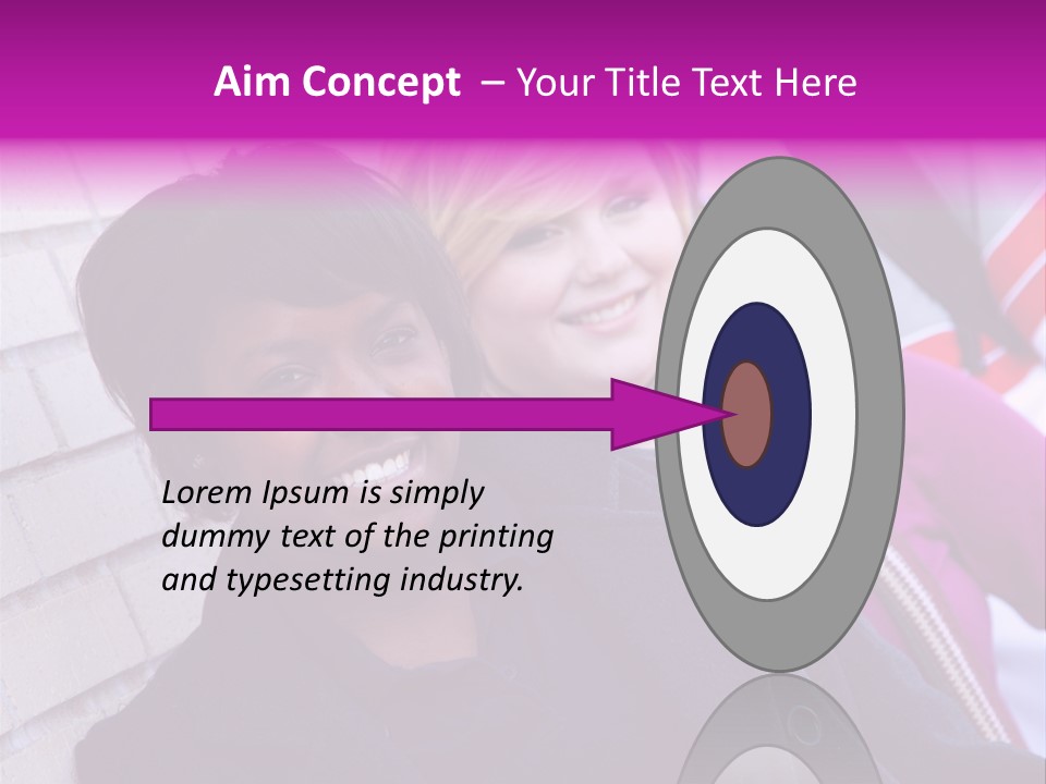 Education People Wall PowerPoint Template