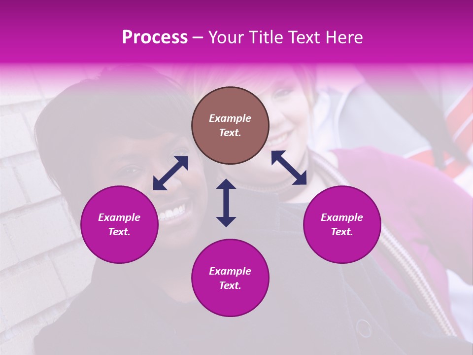 Education People Wall PowerPoint Template