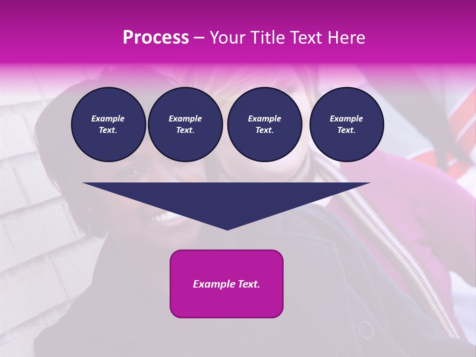 Education People Wall PowerPoint Template