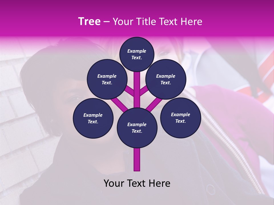 Education People Wall PowerPoint Template