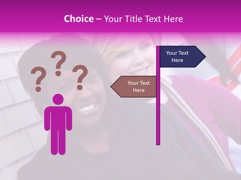 Education People Wall PowerPoint Template