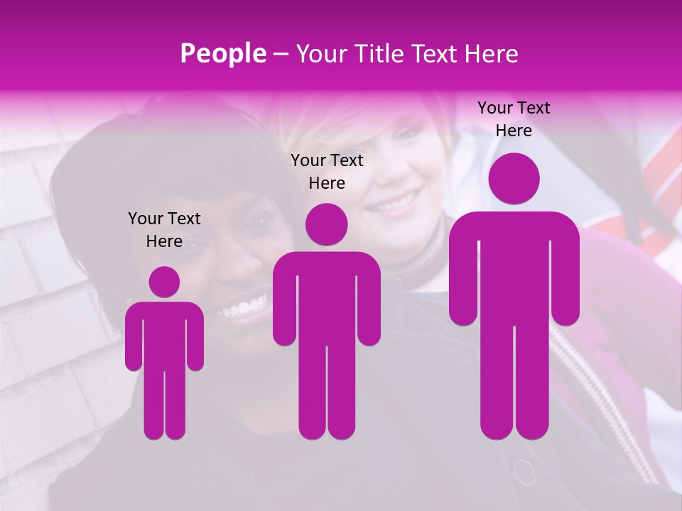 Education People Wall PowerPoint Template