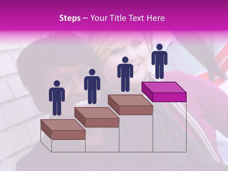 Education People Wall PowerPoint Template