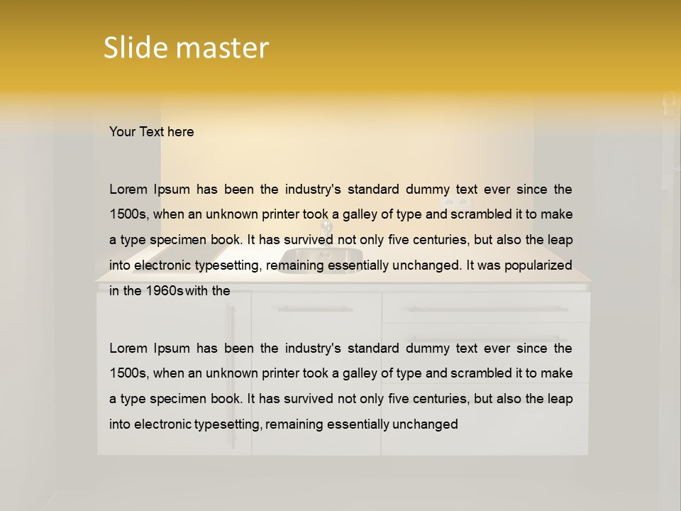 Beauty Growing Blue PowerPoint Template