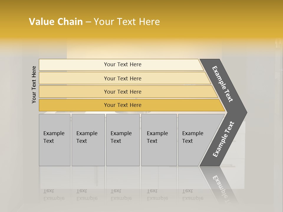 Beauty Growing Blue PowerPoint Template