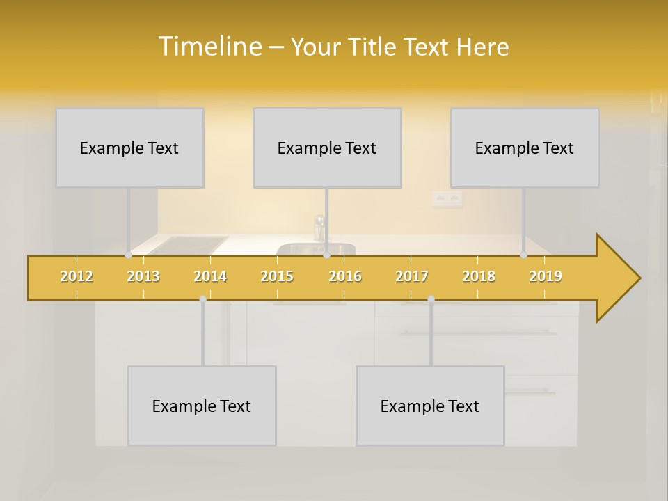 Beauty Growing Blue PowerPoint Template