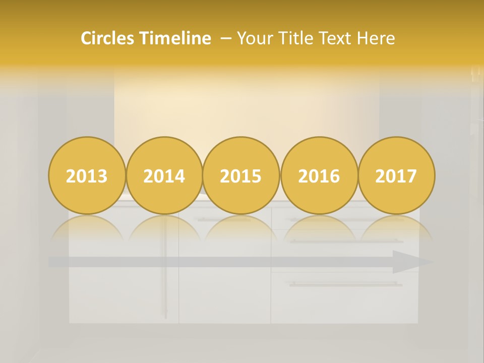 Beauty Growing Blue PowerPoint Template