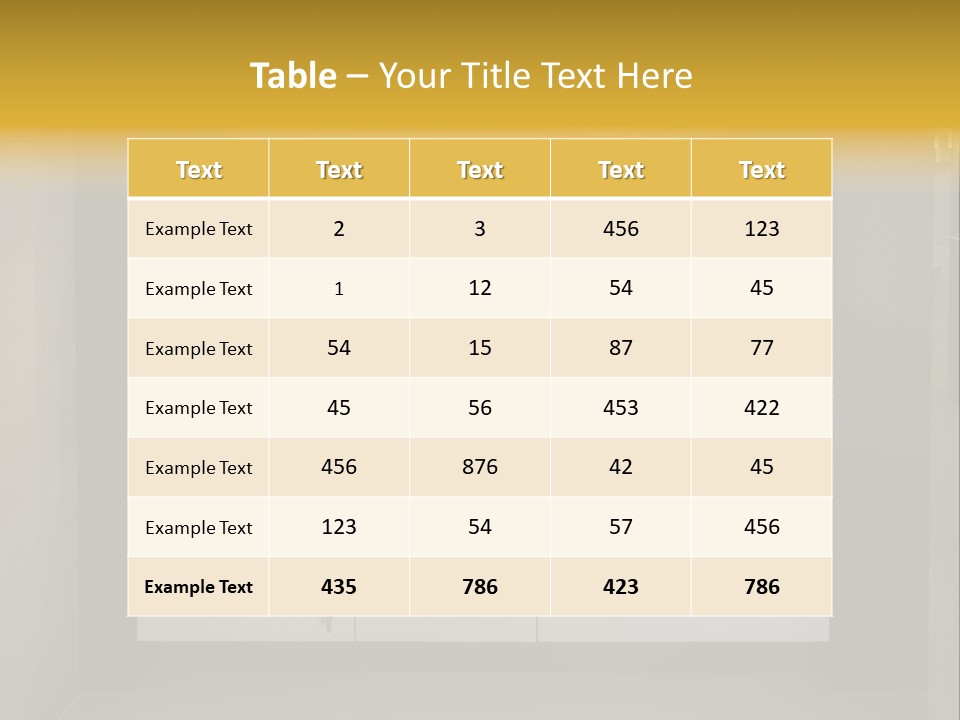 Beauty Growing Blue PowerPoint Template