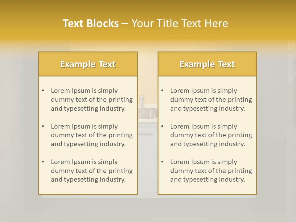 Beauty Growing Blue PowerPoint Template