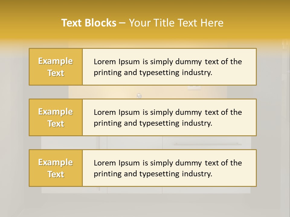 Beauty Growing Blue PowerPoint Template