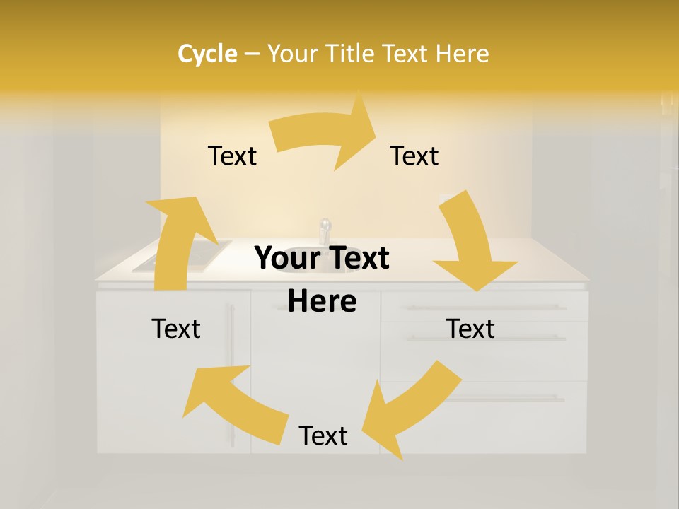 Beauty Growing Blue PowerPoint Template