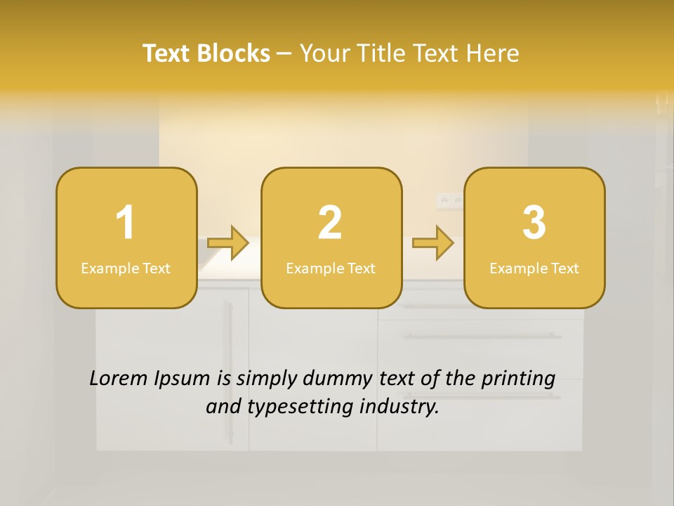 Beauty Growing Blue PowerPoint Template