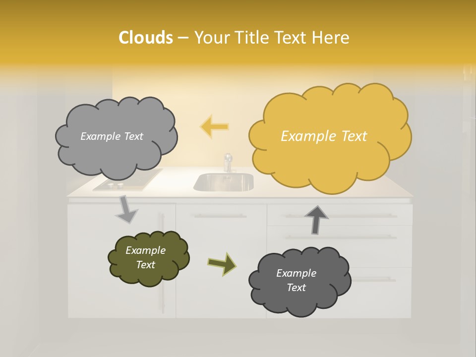 Beauty Growing Blue PowerPoint Template