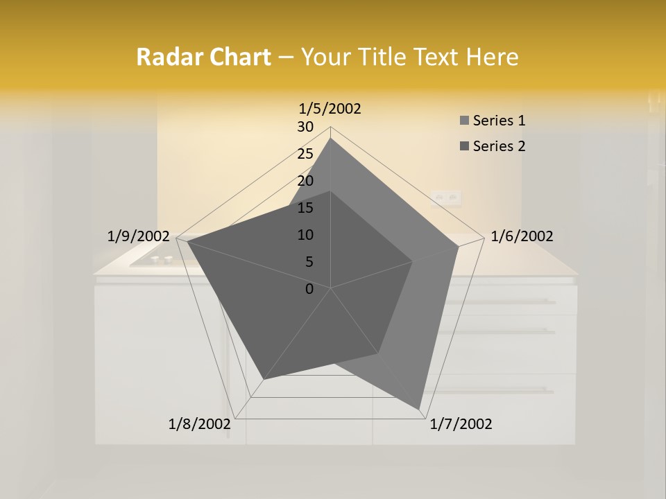 Beauty Growing Blue PowerPoint Template