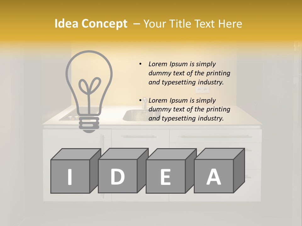 Beauty Growing Blue PowerPoint Template