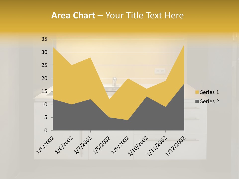Beauty Growing Blue PowerPoint Template