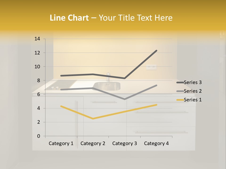 Beauty Growing Blue PowerPoint Template
