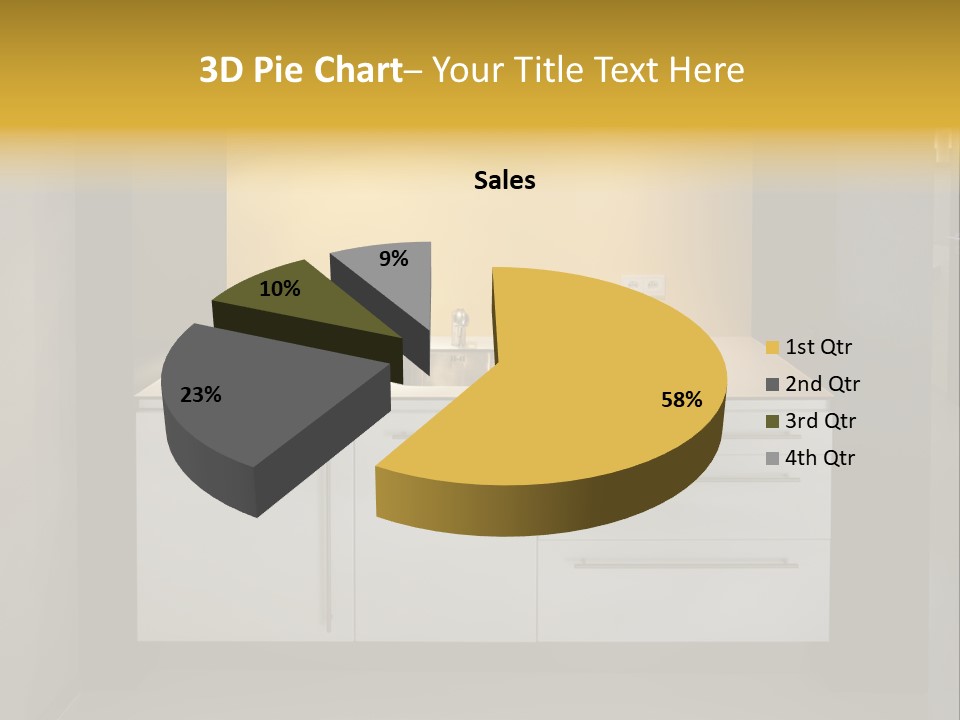 Beauty Growing Blue PowerPoint Template