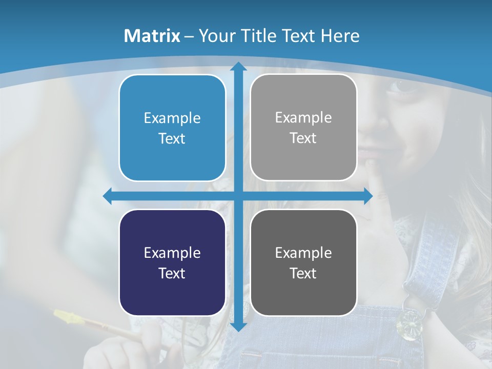 Sitting Childhood Mother PowerPoint Template