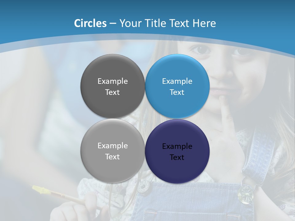 Sitting Childhood Mother PowerPoint Template