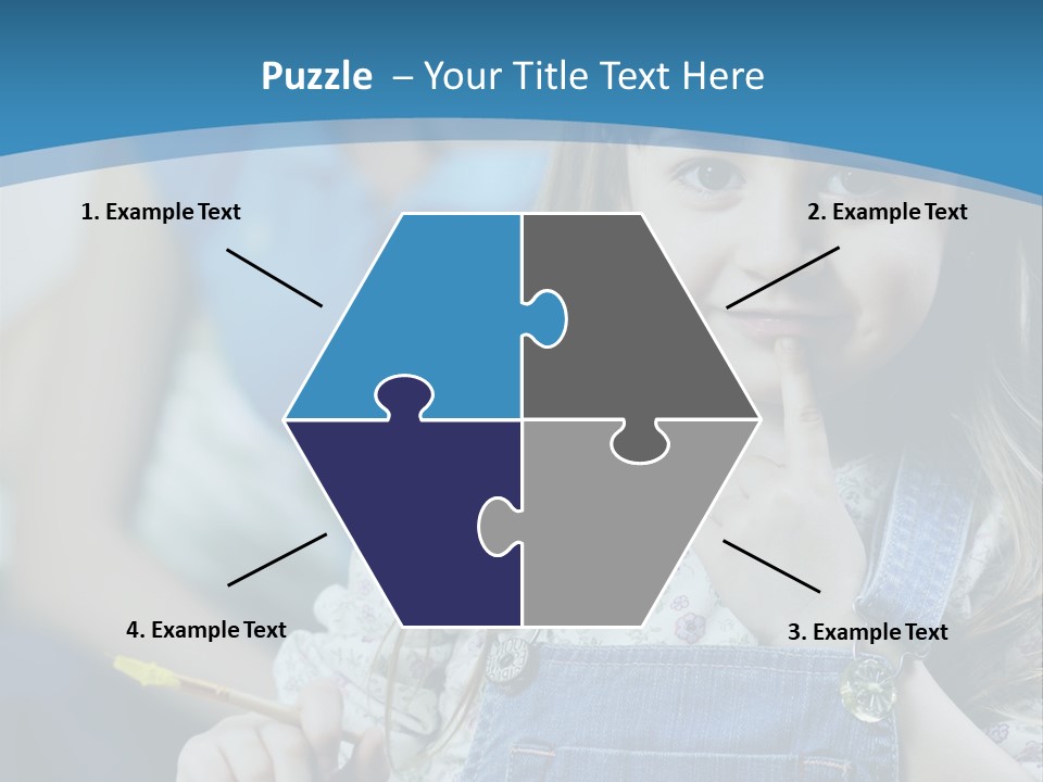 Sitting Childhood Mother PowerPoint Template