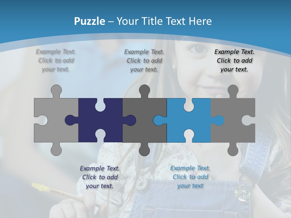 Sitting Childhood Mother PowerPoint Template