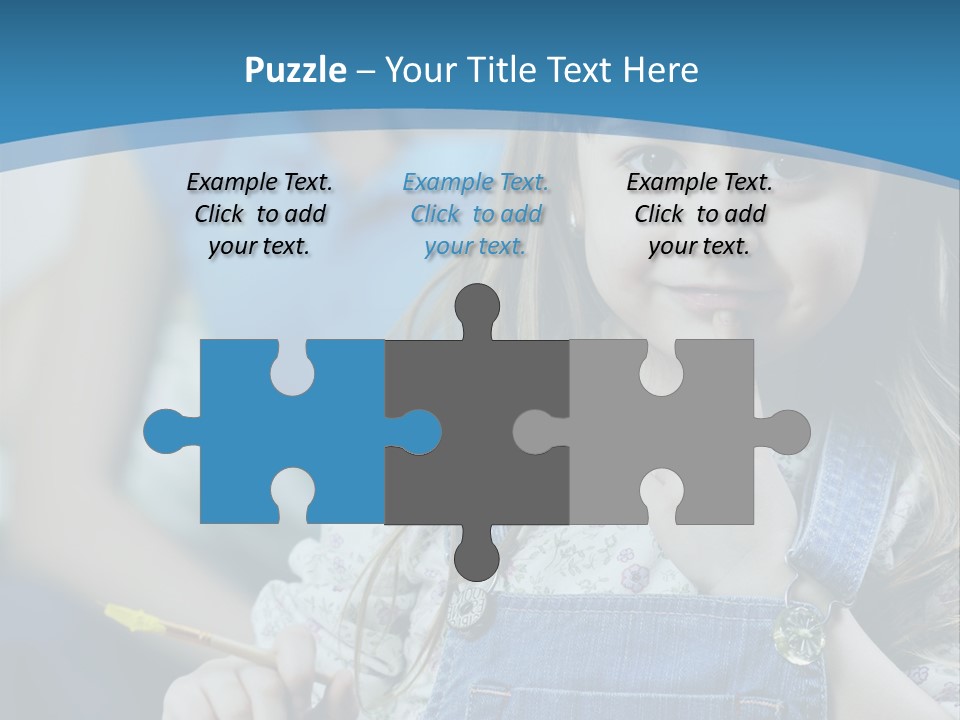 Sitting Childhood Mother PowerPoint Template