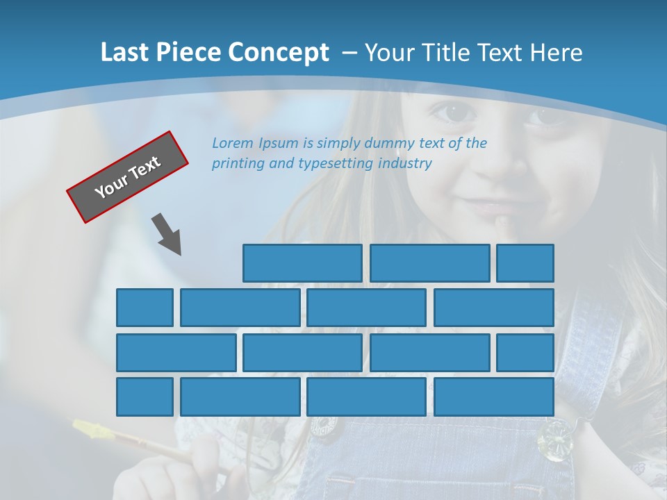 Sitting Childhood Mother PowerPoint Template