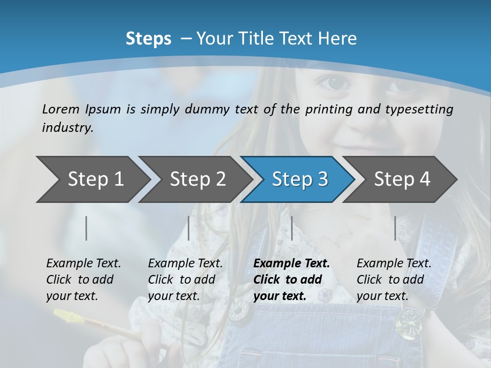 Sitting Childhood Mother PowerPoint Template