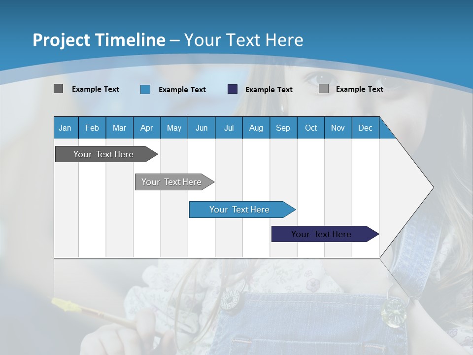 Sitting Childhood Mother PowerPoint Template
