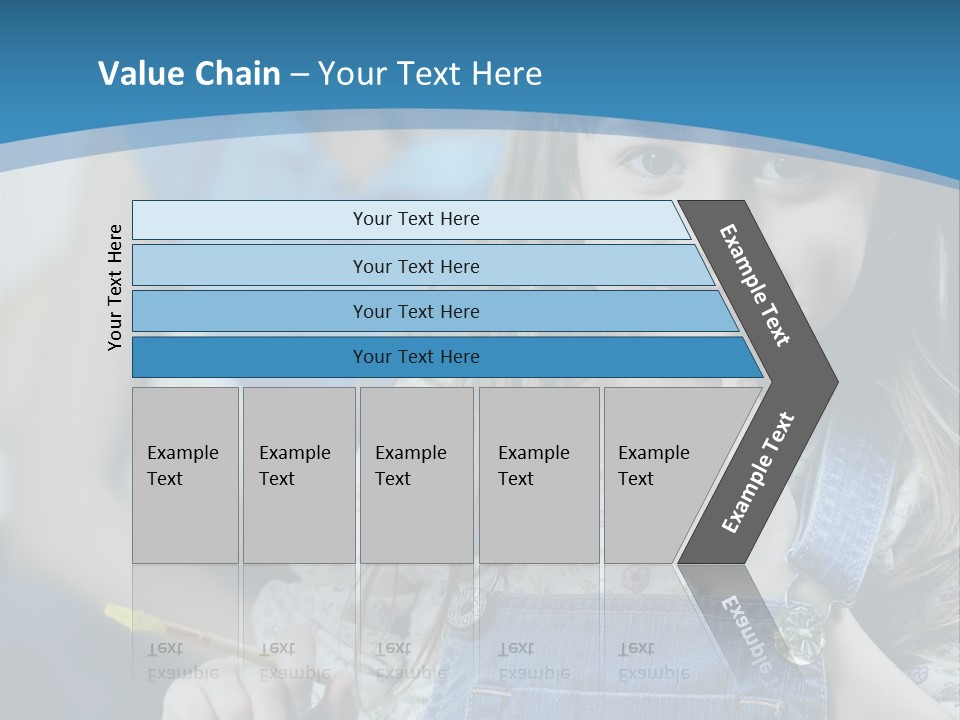 Sitting Childhood Mother PowerPoint Template