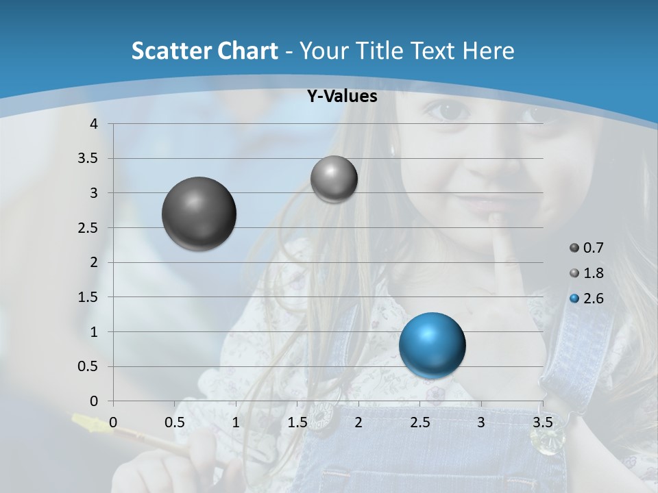 Sitting Childhood Mother PowerPoint Template