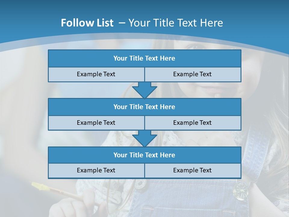Sitting Childhood Mother PowerPoint Template