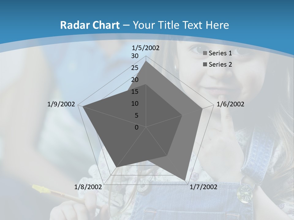 Sitting Childhood Mother PowerPoint Template