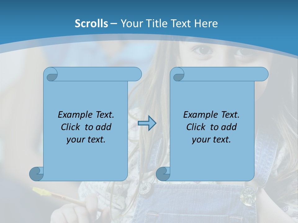Sitting Childhood Mother PowerPoint Template
