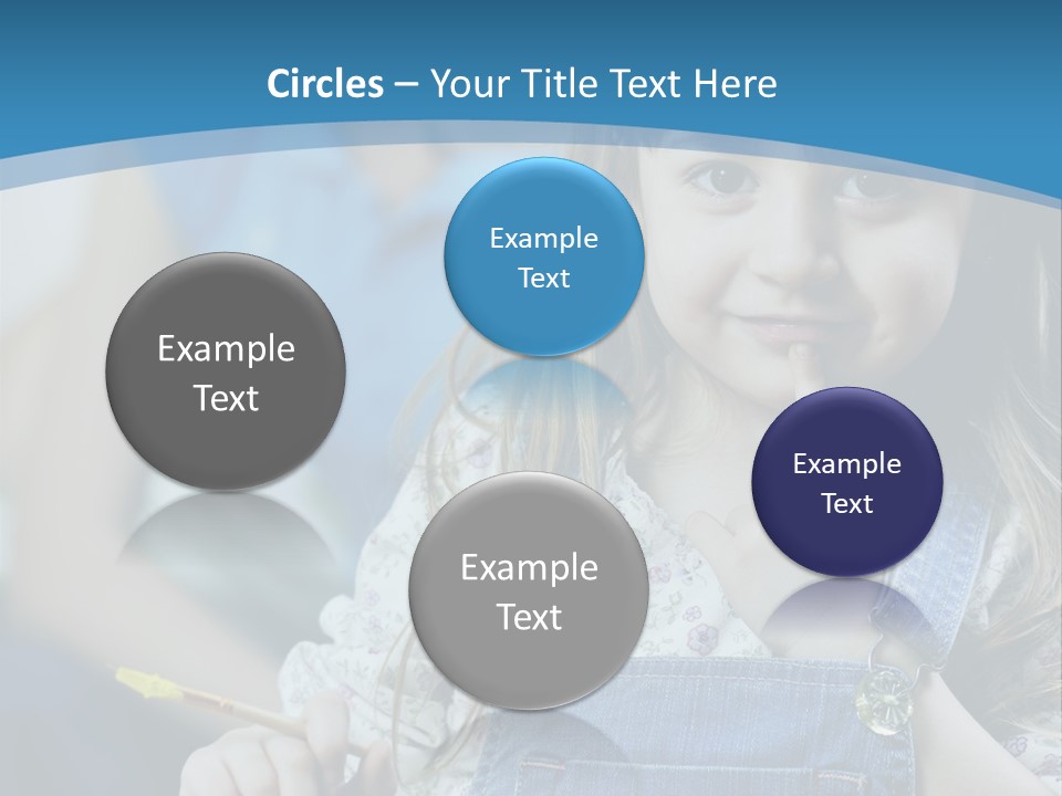 Sitting Childhood Mother PowerPoint Template