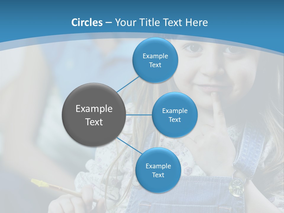 Sitting Childhood Mother PowerPoint Template