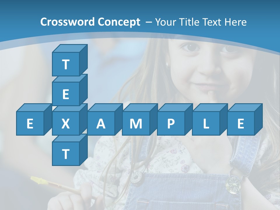 Sitting Childhood Mother PowerPoint Template