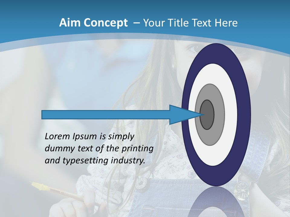 Sitting Childhood Mother PowerPoint Template