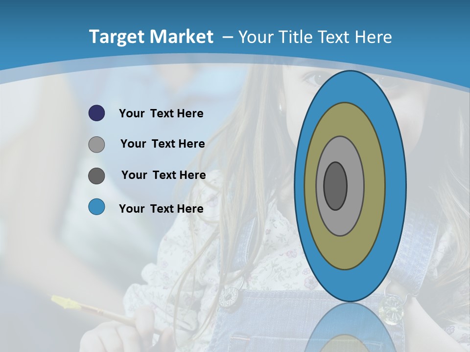 Sitting Childhood Mother PowerPoint Template