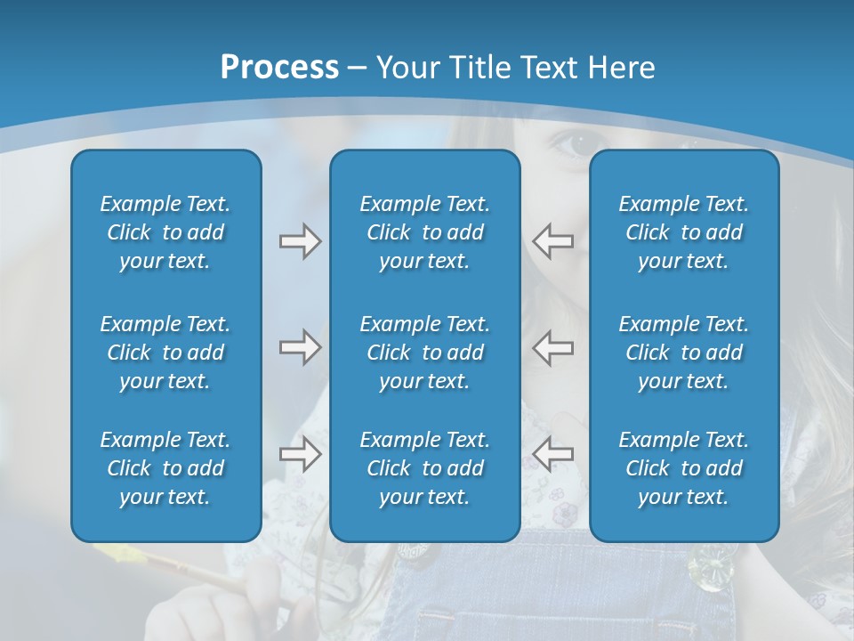 Sitting Childhood Mother PowerPoint Template