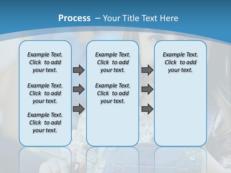 Sitting Childhood Mother PowerPoint Template