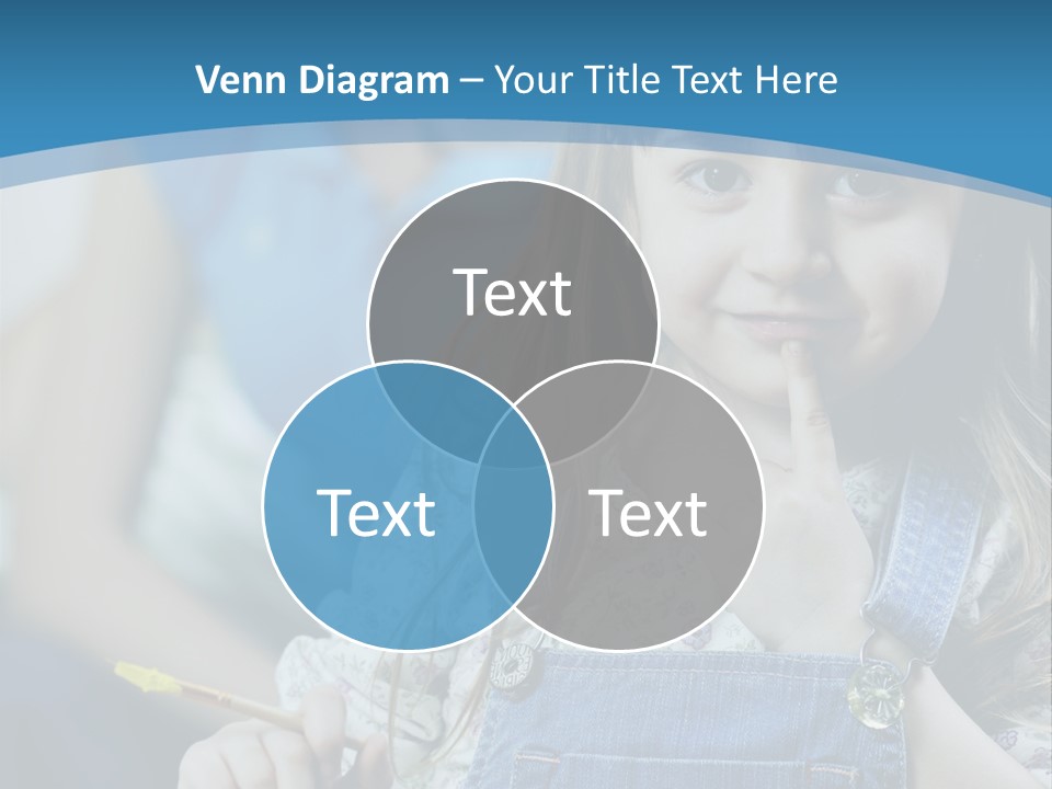 Sitting Childhood Mother PowerPoint Template