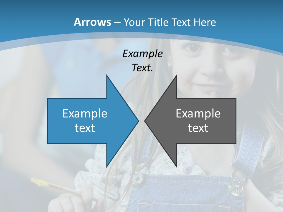 Sitting Childhood Mother PowerPoint Template