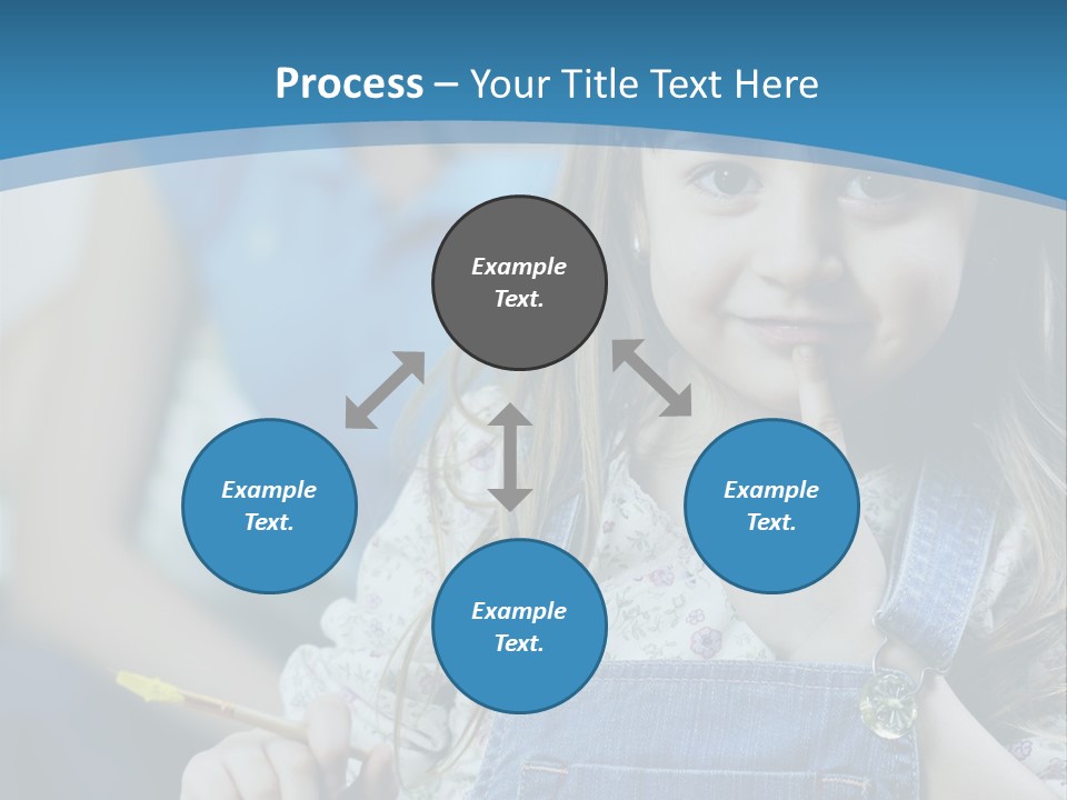 Sitting Childhood Mother PowerPoint Template