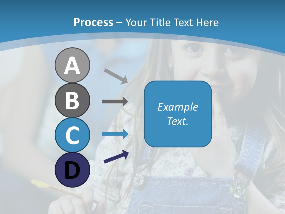 Sitting Childhood Mother PowerPoint Template