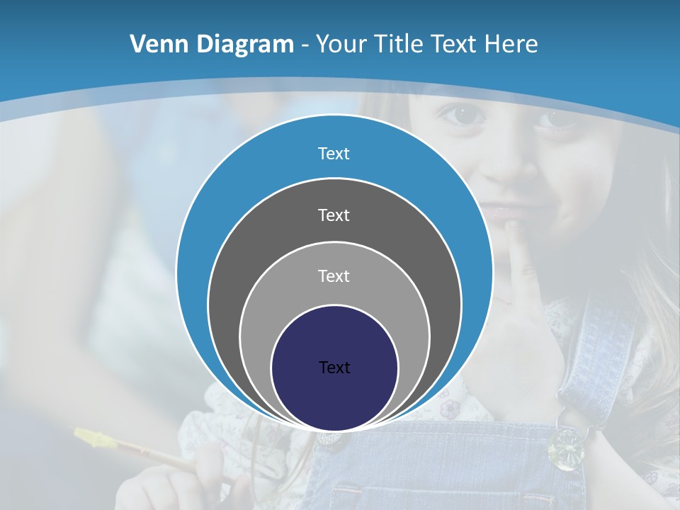 Sitting Childhood Mother PowerPoint Template