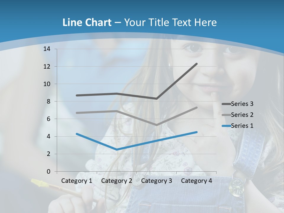 Sitting Childhood Mother PowerPoint Template